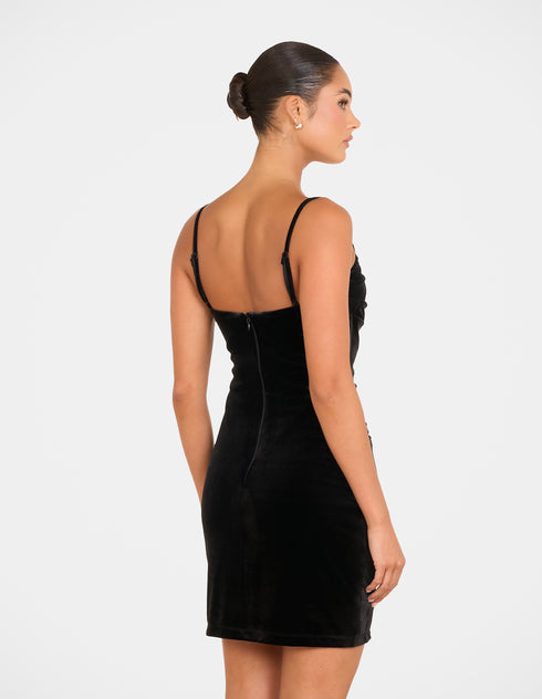 Anona Velvet Mini Dress